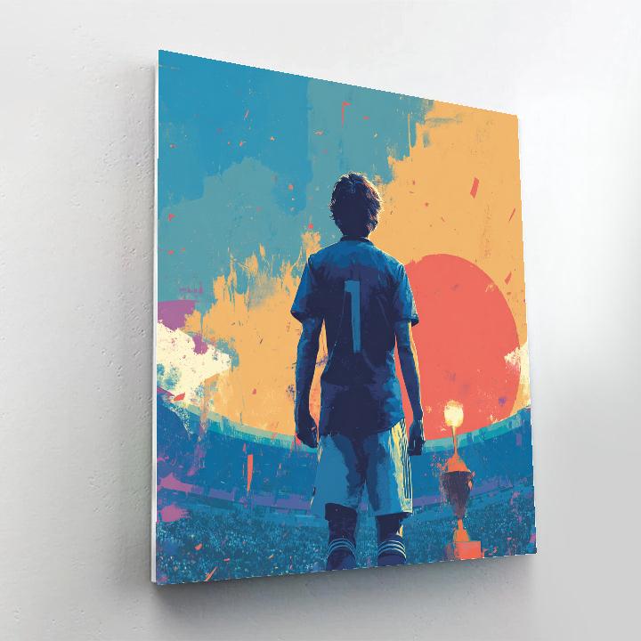 Japan Fifa 2026 Dawn - DIY Painting By Numbers Kit