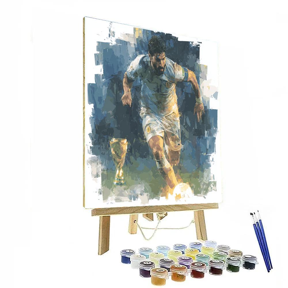 Fifa 2026 Valverde Flame - DIY Painting By Numbers Kit