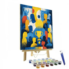 Curaçao Fifa 2026 Blue - DIY Painting By Numbers Kit