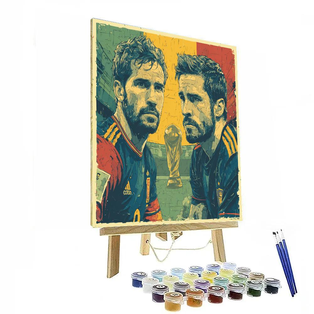 Fifa 2026 Portugal vs Colombia - DIY Painting By Numbers Kit