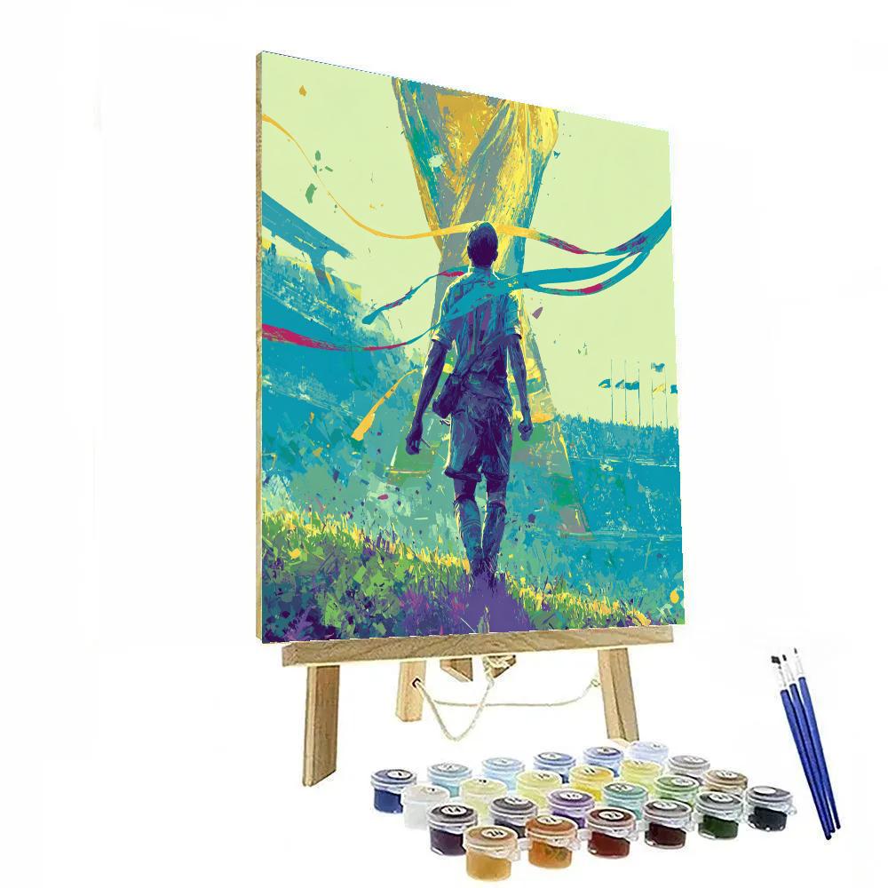 Uzbekistan Fifa 2026 Dawn - DIY Painting By Numbers Kit