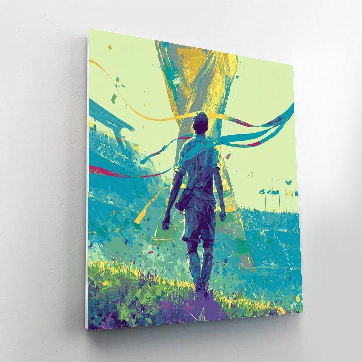 Uzbekistan Fifa 2026 Dawn - DIY Painting By Numbers Kit