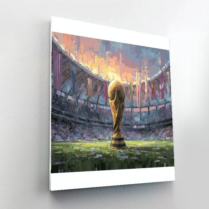 Mexico City Fifa 2026 Opener - DIY Painting By Numbers Kit