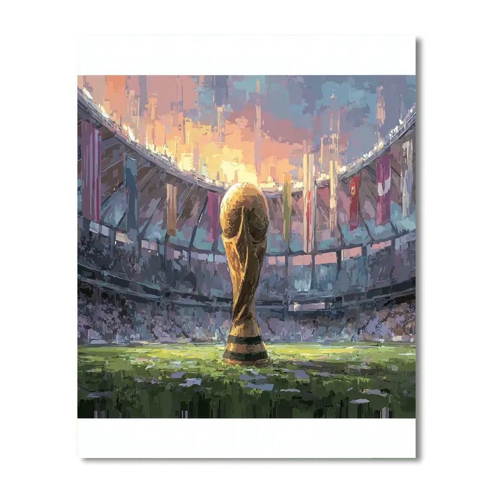 Mexico City Fifa 2026 Opener - DIY Painting By Numbers Kit