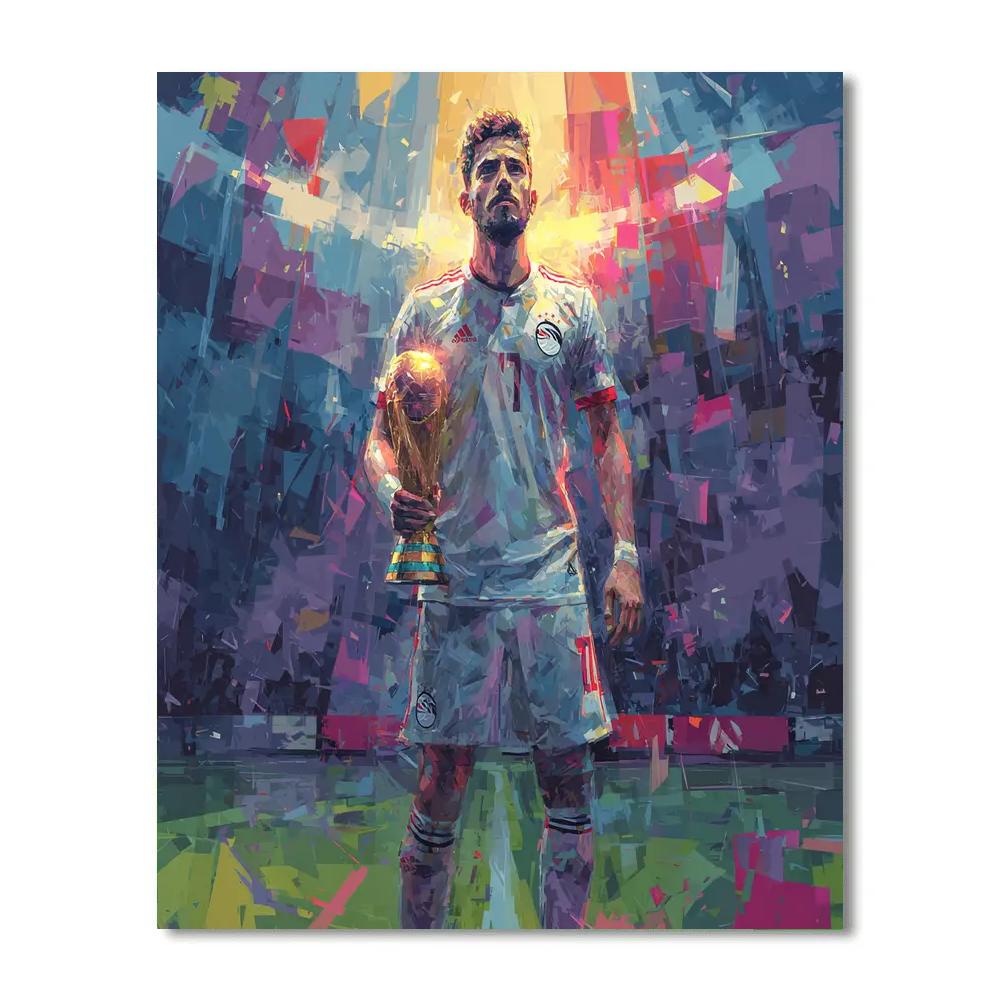 Fifa 2026 Salah Lights - DIY Painting By Numbers Kit