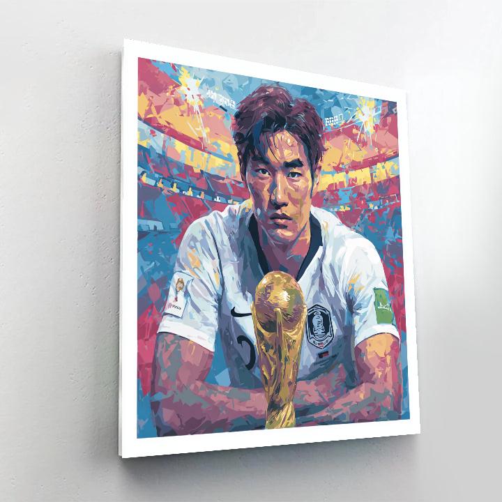 Korea Republic Fifa 2026 Lights - DIY Painting By Numbers Kit
