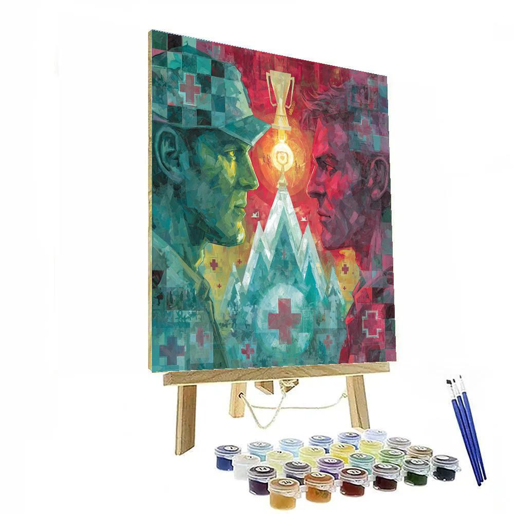 Fifa 2026 Canada vs Switzerland - DIY Painting By Numbers Kit