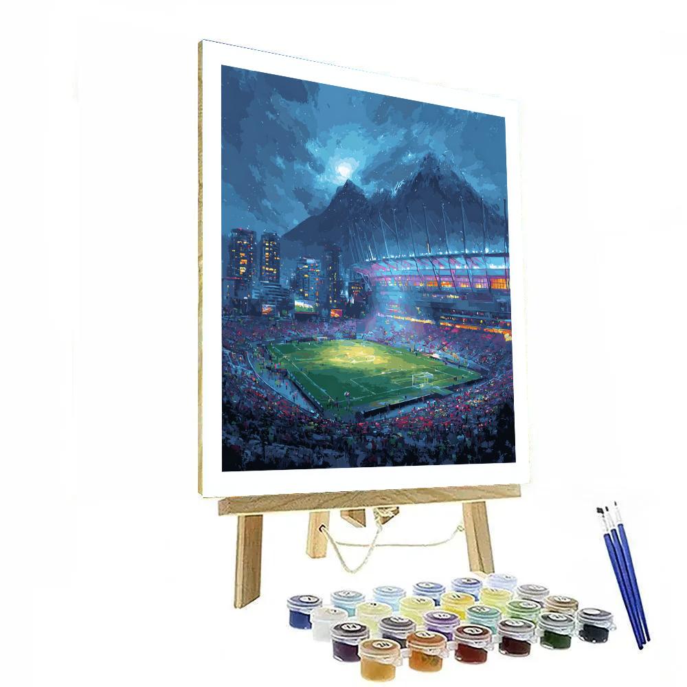 Vancouver Fifa 2026 Blue - DIY Painting By Numbers Kit