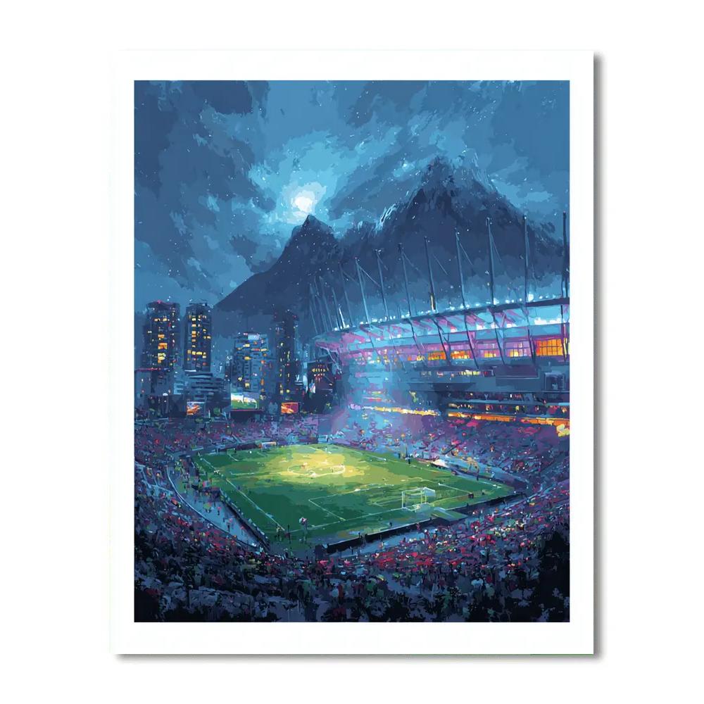 Vancouver Fifa 2026 Blue - DIY Painting By Numbers Kit