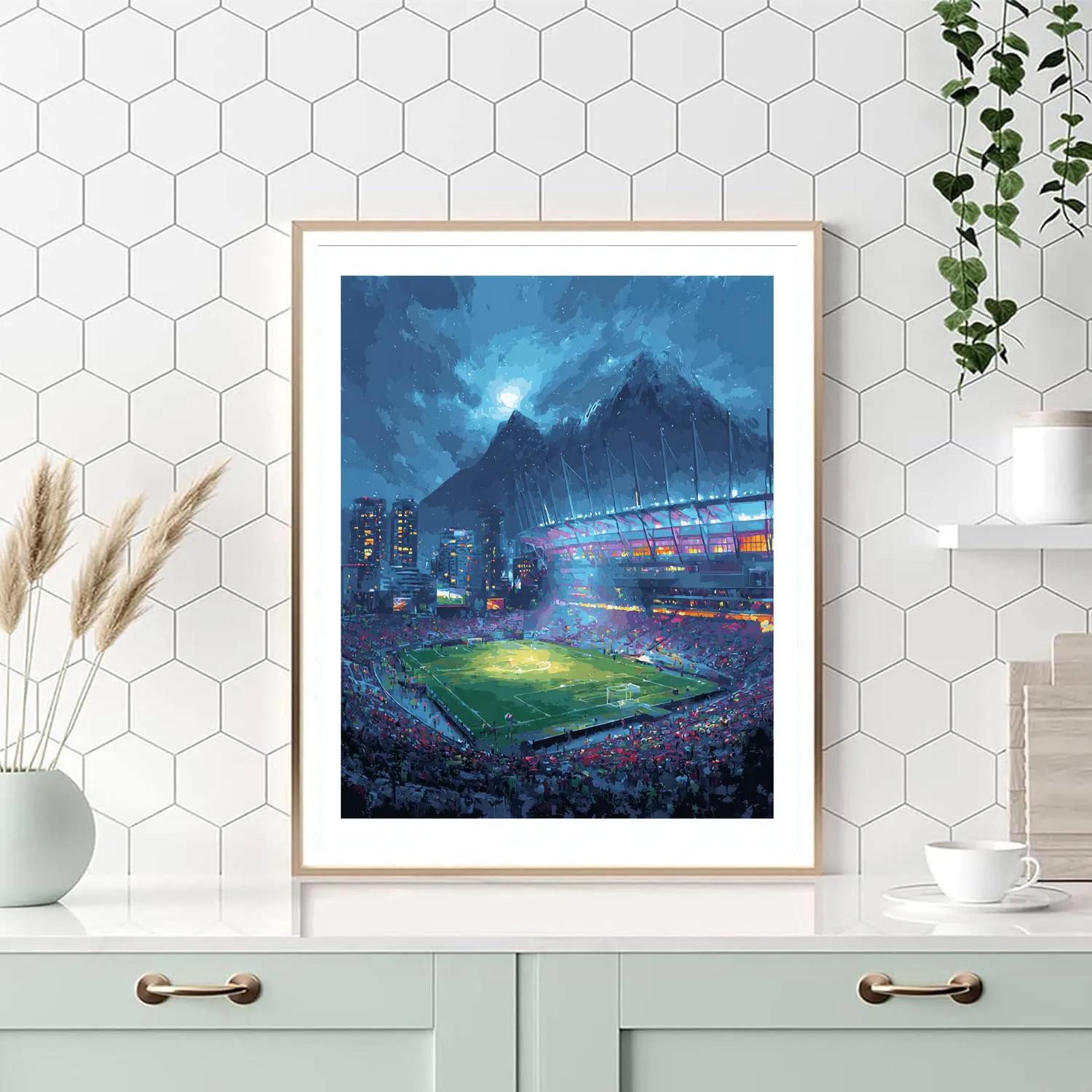 Vancouver Fifa 2026 Blue - DIY Painting By Numbers Kit