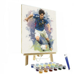 Mitoma Fifa 2026 Blue - DIY Painting By Numbers Kit