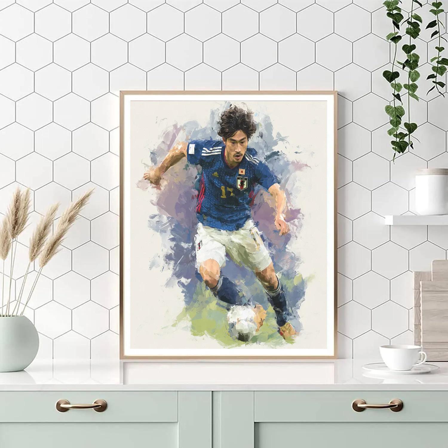 Mitoma Fifa 2026 Blue - DIY Painting By Numbers Kit