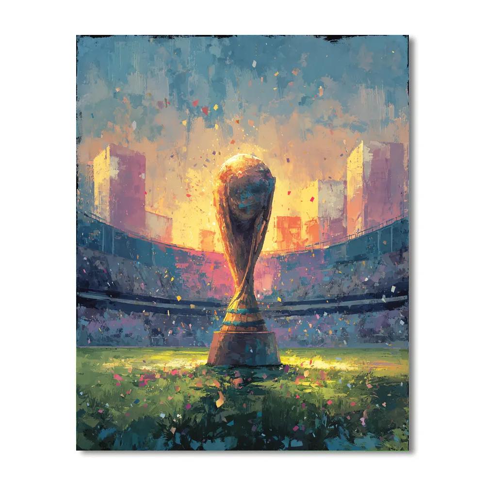 Mexico City Fifa 2026 Opener - DIY Painting By Numbers Kit