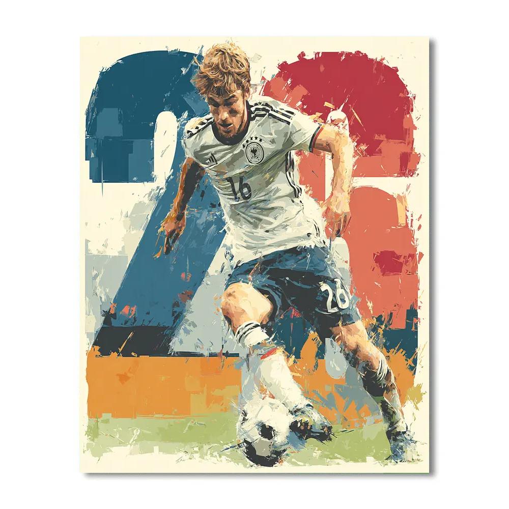 Fifa 2026 Musiala Spark - DIY Painting By Numbers Kit