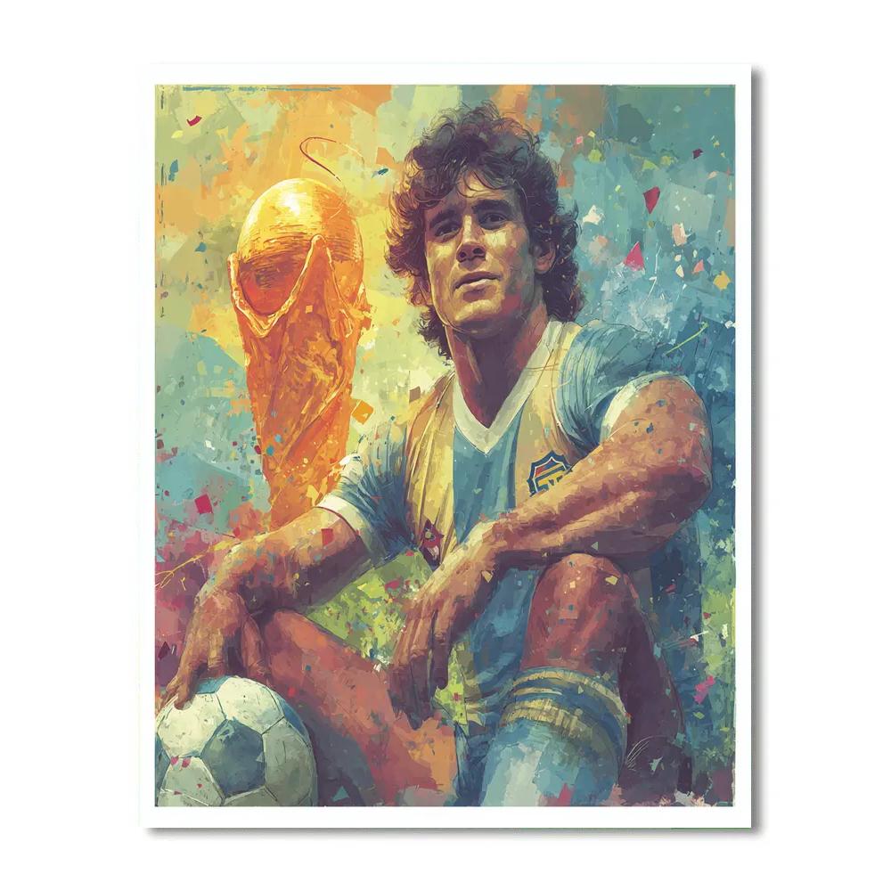 Ronaldinho Fifa 2026 Joy - DIY Painting By Numbers Kit