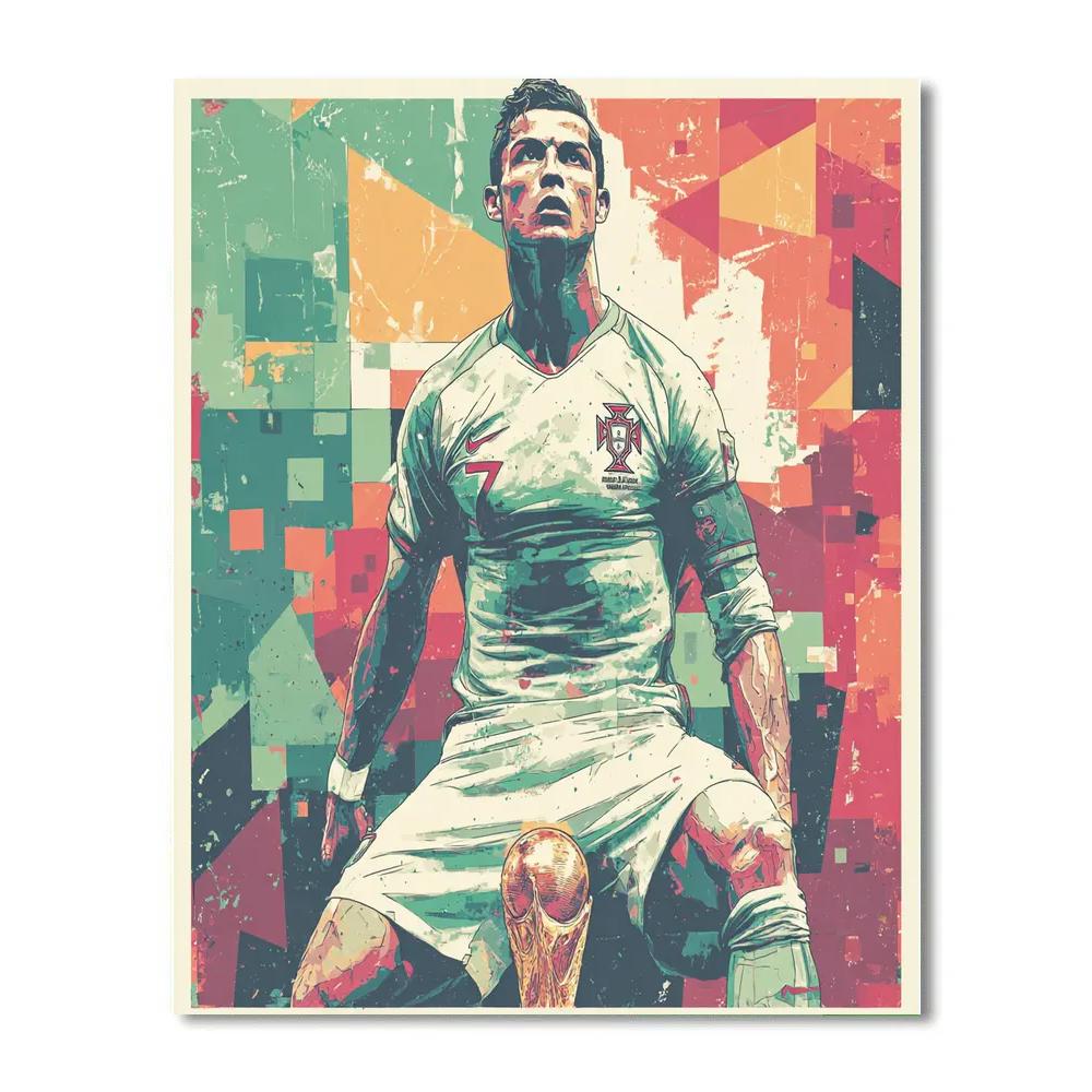 Morocco Fifa 2026 Atlas - DIY Painting By Numbers Kit