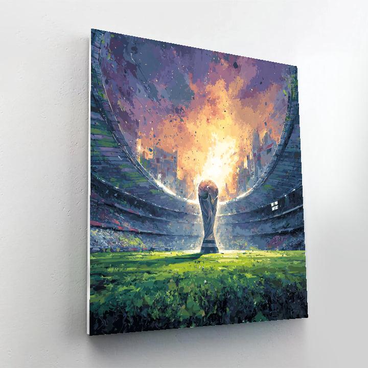 Mexico City Fifa 2026 Opener - DIY Painting By Numbers Kit