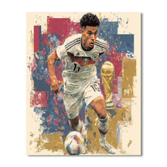Fifa 2026 Musiala Spark - DIY Painting By Numbers Kit