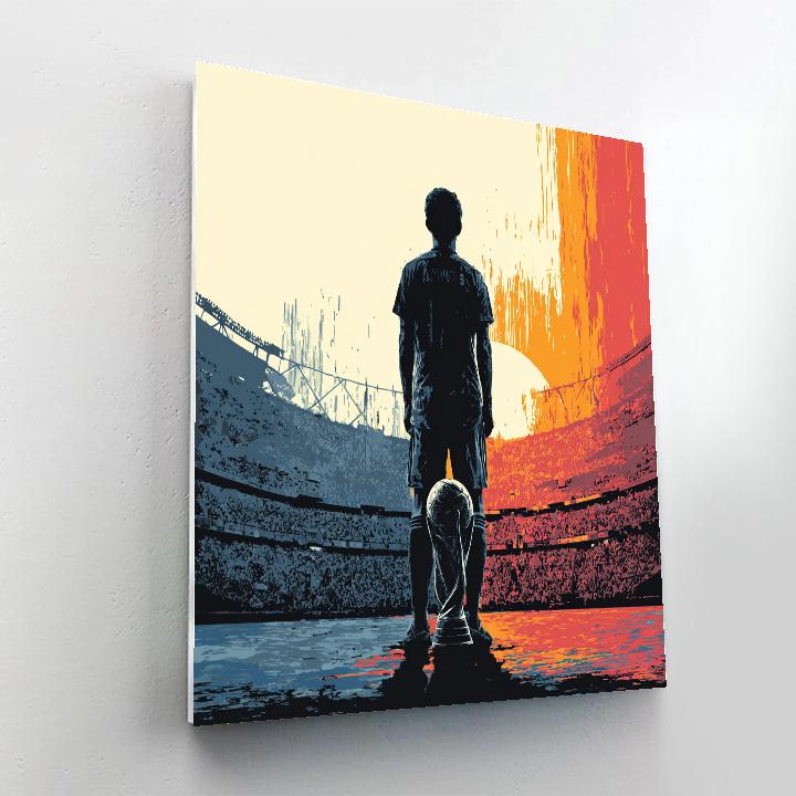 Japan Fifa 2026 Dawn - DIY Painting By Numbers Kit