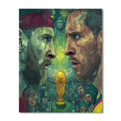 Fifa 2026 Portugal vs Colombia - DIY Painting By Numbers Kit