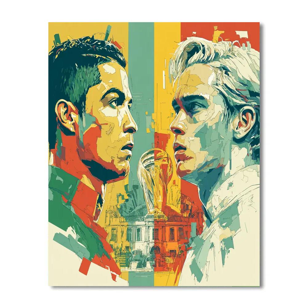 Fifa 2026 Portugal vs Colombia - DIY Painting By Numbers Kit