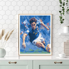 Mitoma Fifa 2026 Blue - DIY Painting By Numbers Kit