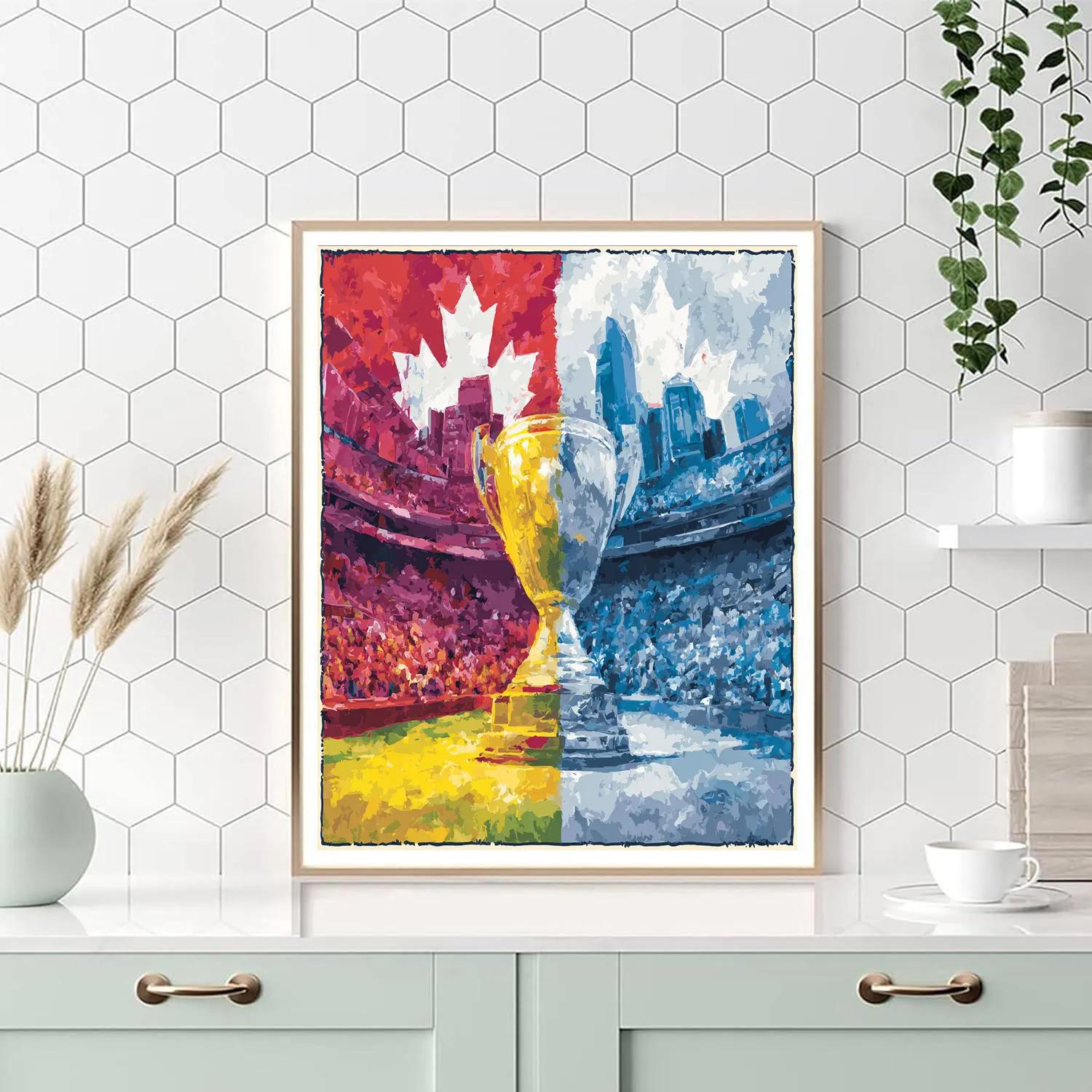 Group B Fifa 2026 Glow - DIY Painting By Numbers Kit