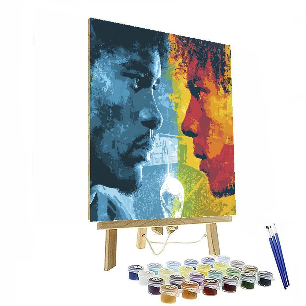 Fifa 2026 Germany vs Ecuador - DIY Painting By Numbers Kit