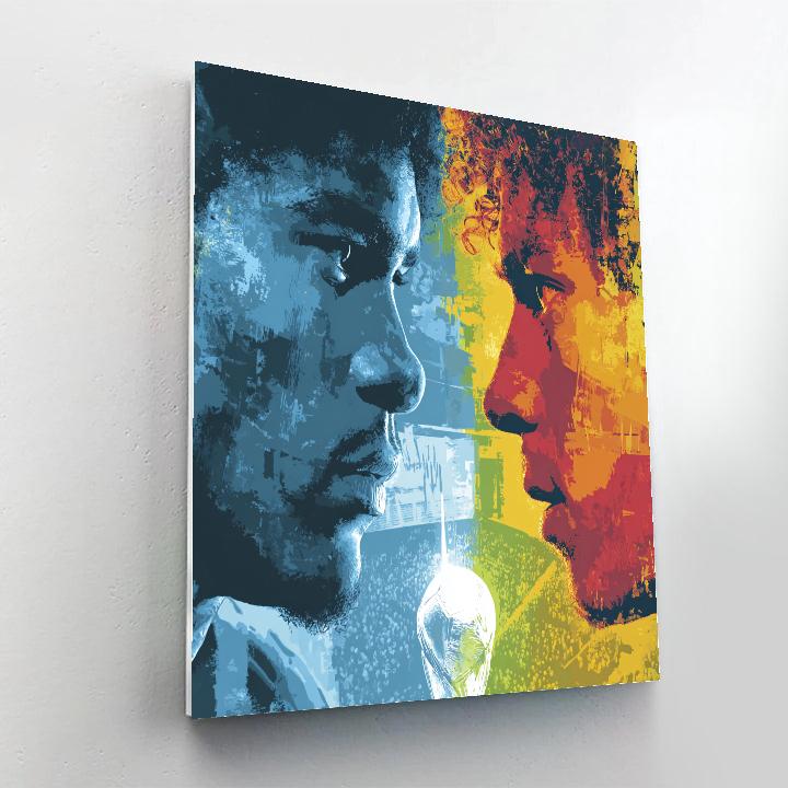 Fifa 2026 Germany vs Ecuador - DIY Painting By Numbers Kit