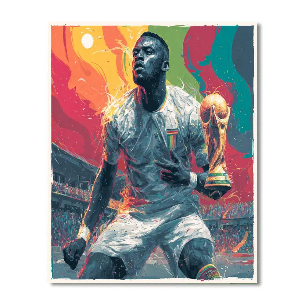 Ghana Fifa 2026 Pulse - DIY Painting By Numbers Kit