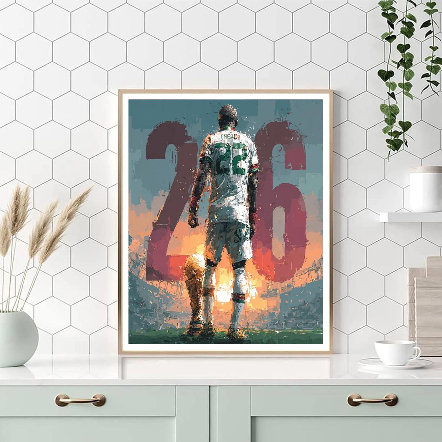 Iraq Fifa 2026 Flame - DIY Painting By Numbers Kit