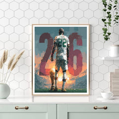 Iraq Fifa 2026 Flame - DIY Painting By Numbers Kit