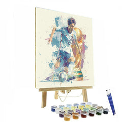 Mitoma Fifa 2026 Blue - DIY Painting By Numbers Kit