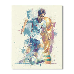 Mitoma Fifa 2026 Blue - DIY Painting By Numbers Kit