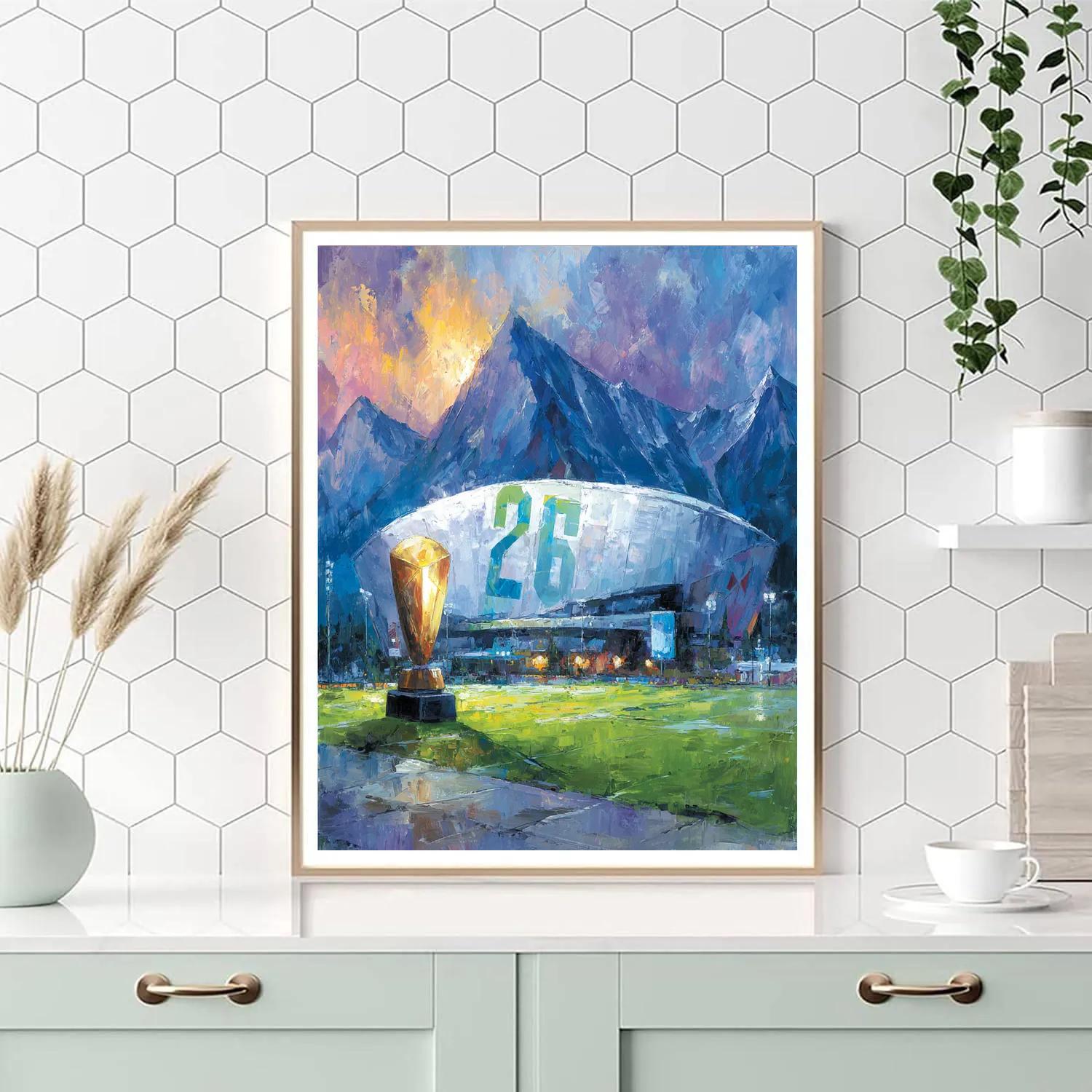 Monterrey Fifa 2026 Peaks - DIY Painting By Numbers Kit