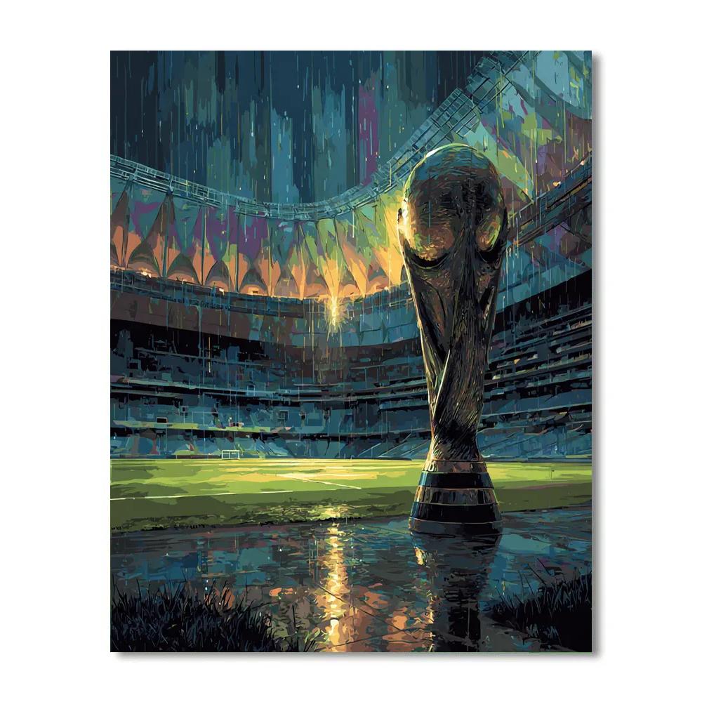Seattle Fifa 2026 Rainlight - DIY Painting By Numbers Kit
