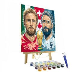 Fifa 2026 Canada vs Switzerland - DIY Painting By Numbers Kit