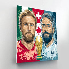Fifa 2026 Canada vs Switzerland - DIY Painting By Numbers Kit