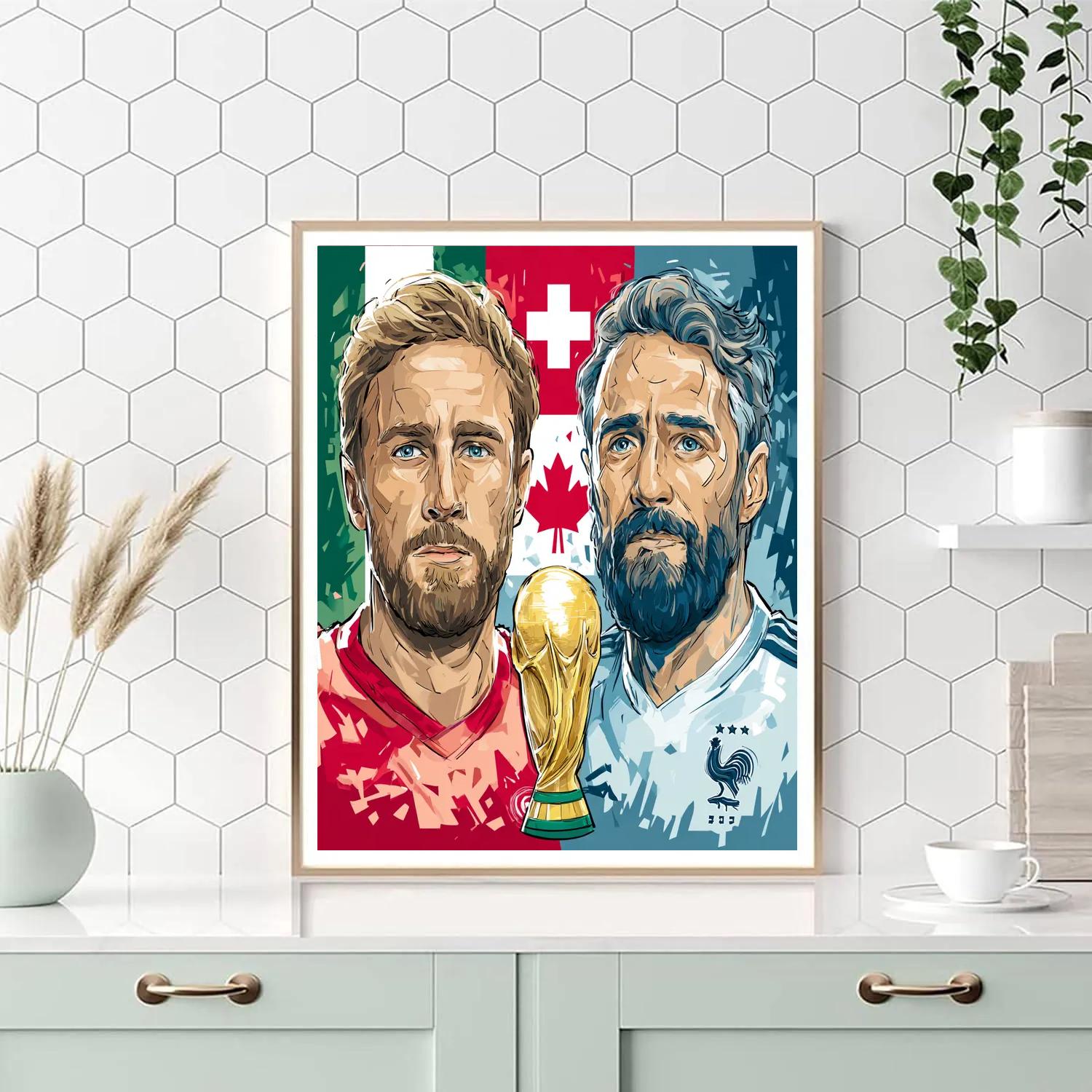 Fifa 2026 Canada vs Switzerland - DIY Painting By Numbers Kit