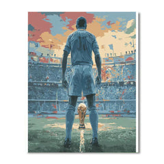 Japan Fifa 2026 Dawn - DIY Painting By Numbers Kit
