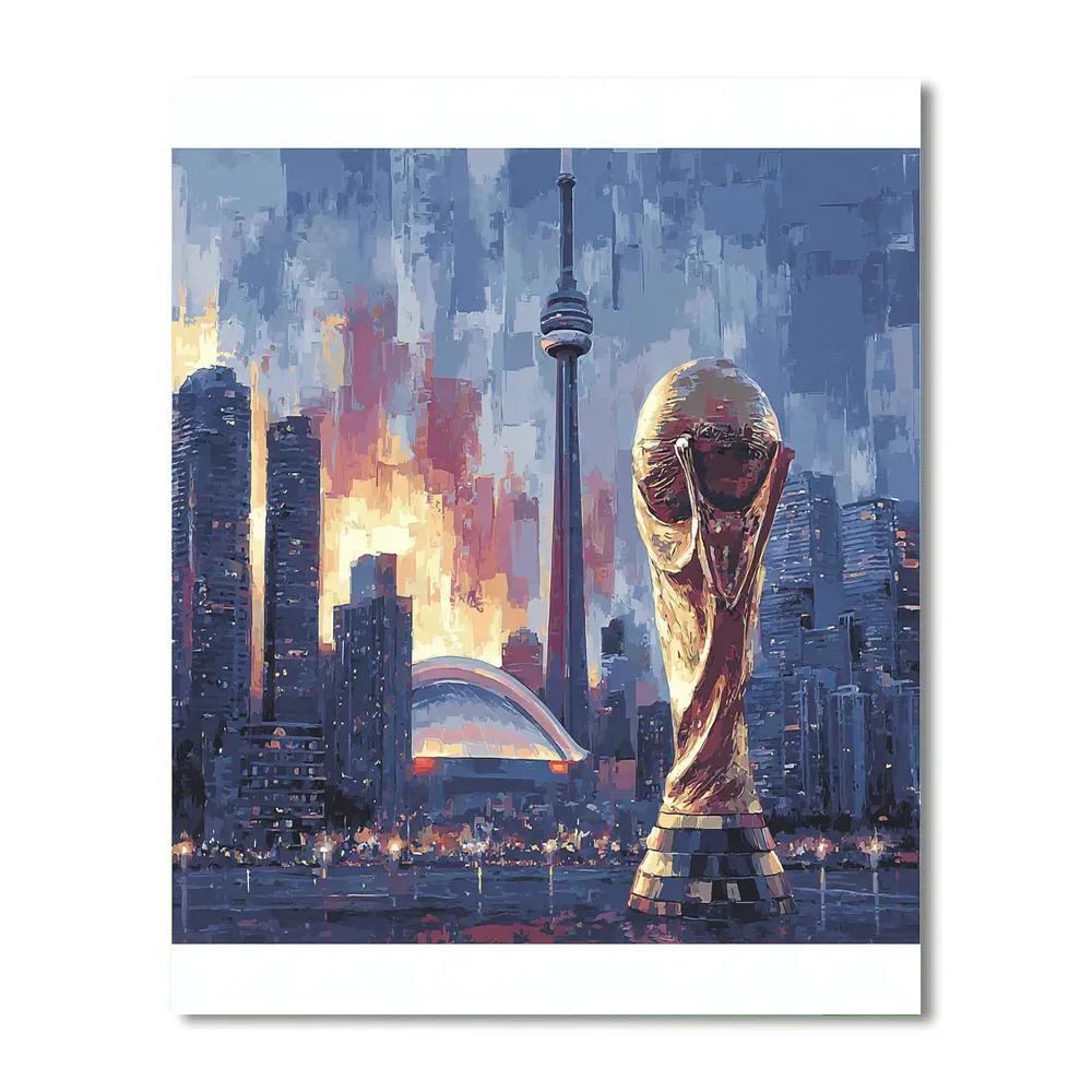 Toronto Fifa 2026 Glow - DIY Painting By Numbers Kit