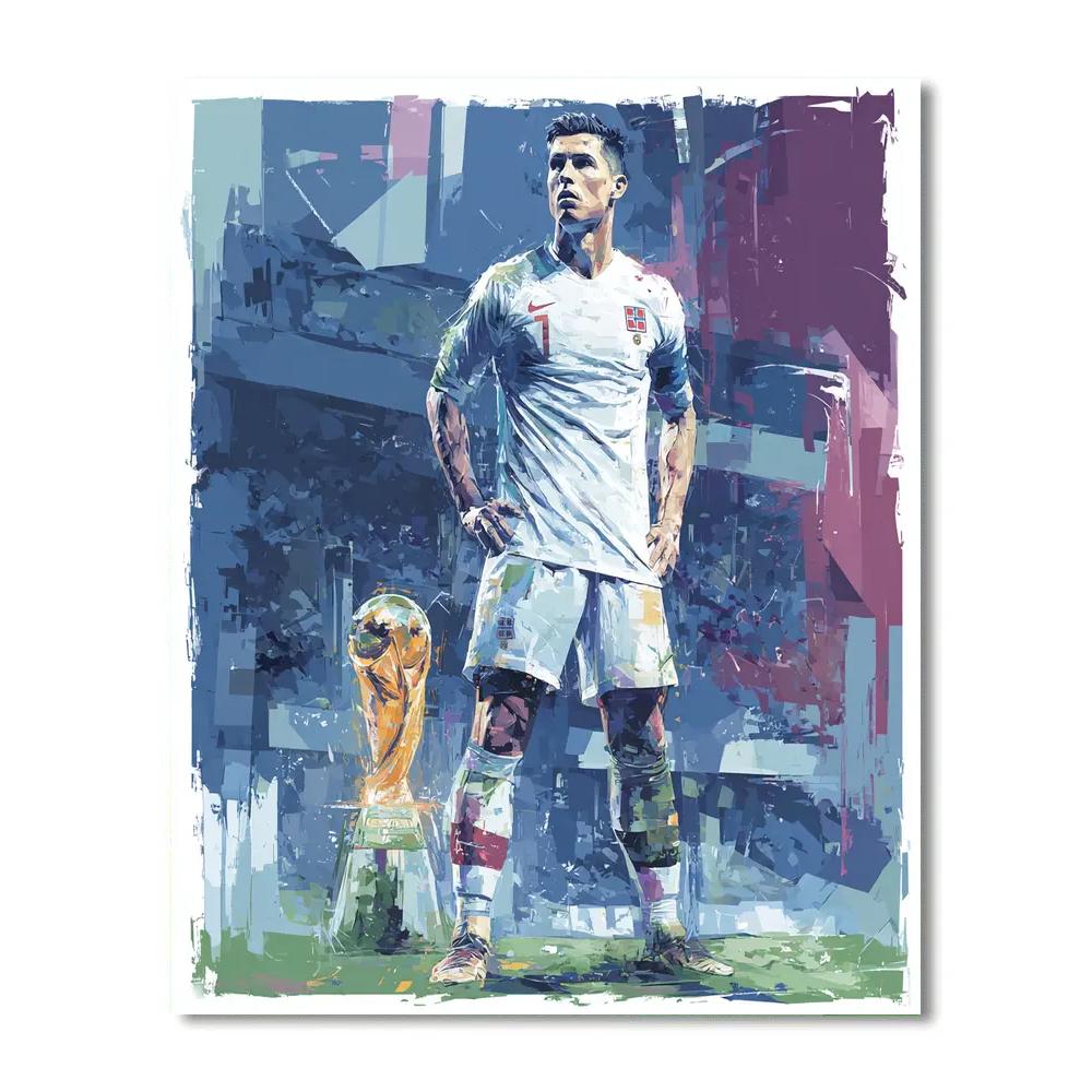Haaland Fifa 2026 Ice - DIY Painting By Numbers Kit