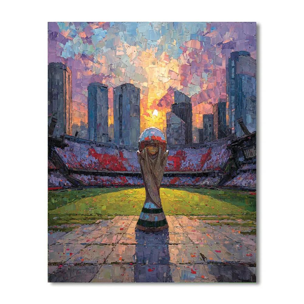 Mexico City Fifa 2026 Opener - DIY Painting By Numbers Kit