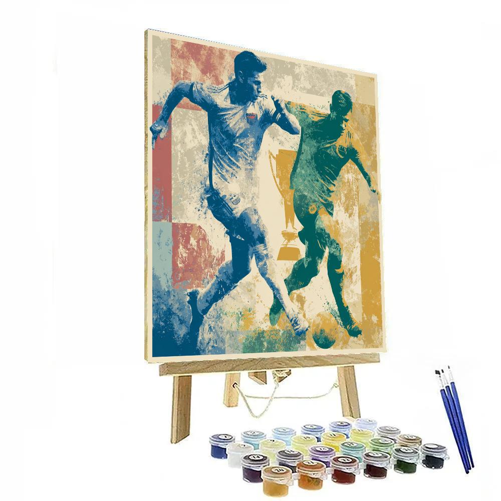Fifa 2026 USA vs Australia - DIY Painting By Numbers Kit