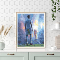 Uzbekistan Fifa 2026 Dawn - DIY Painting By Numbers Kit