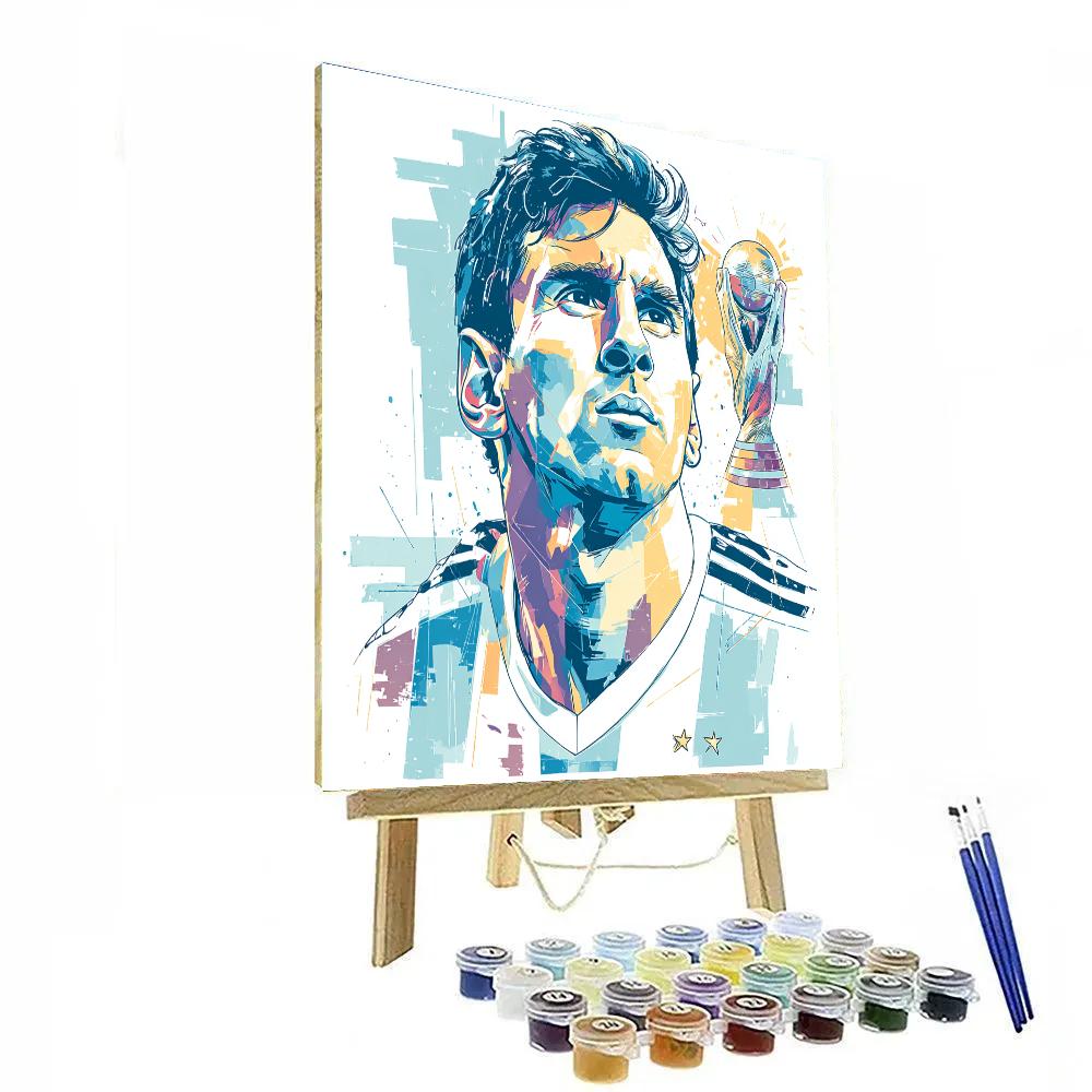 Fifa 2026 Messi Moment - DIY Painting By Numbers Kit