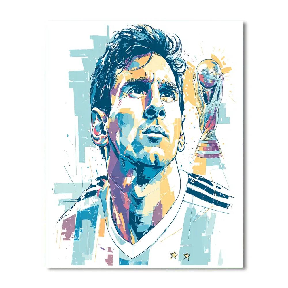 Fifa 2026 Messi Moment - DIY Painting By Numbers Kit
