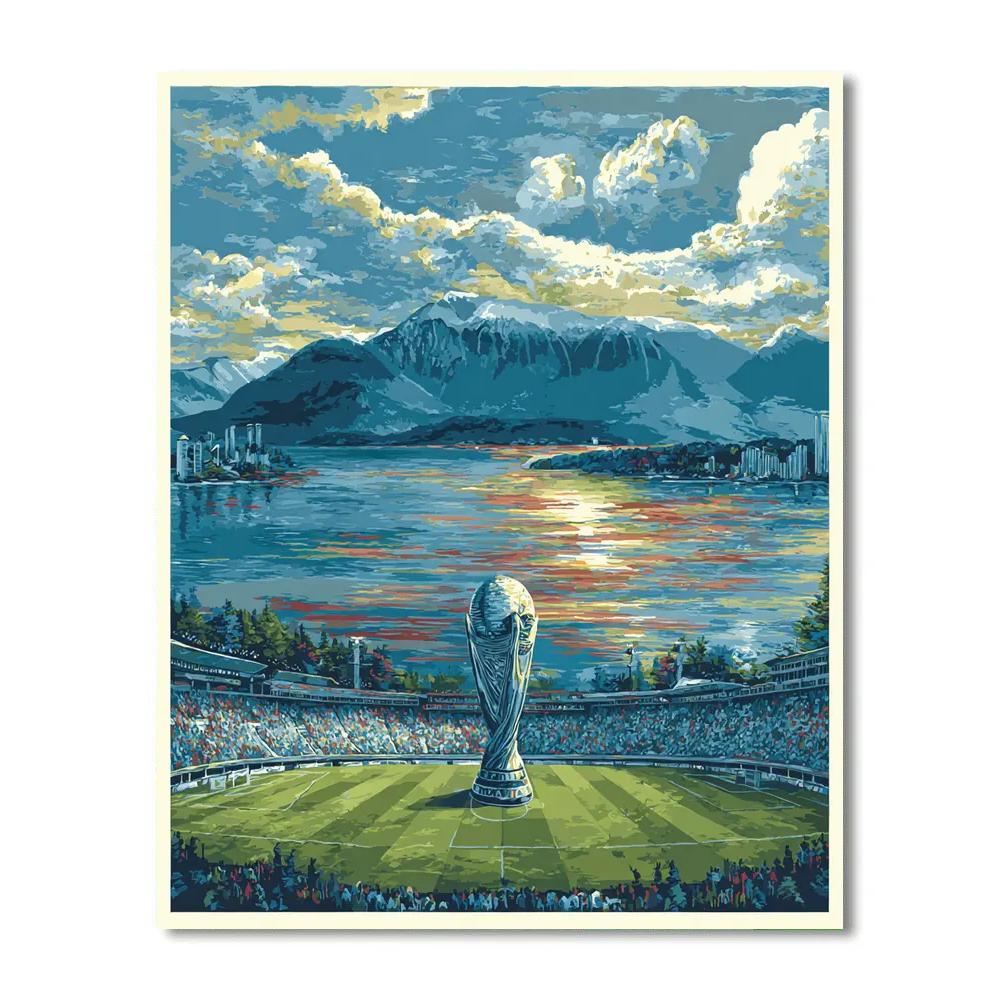 Vancouver Fifa 2026 Blue - DIY Painting By Numbers Kit