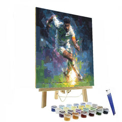 Fifa 2026 Iraq Flame - DIY Painting By Numbers Kit