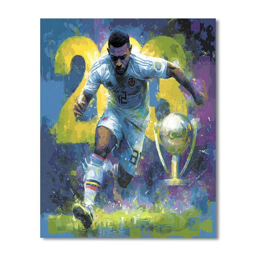 Luis Díaz Fifa 2026 Rhythm - DIY Painting By Numbers Kit